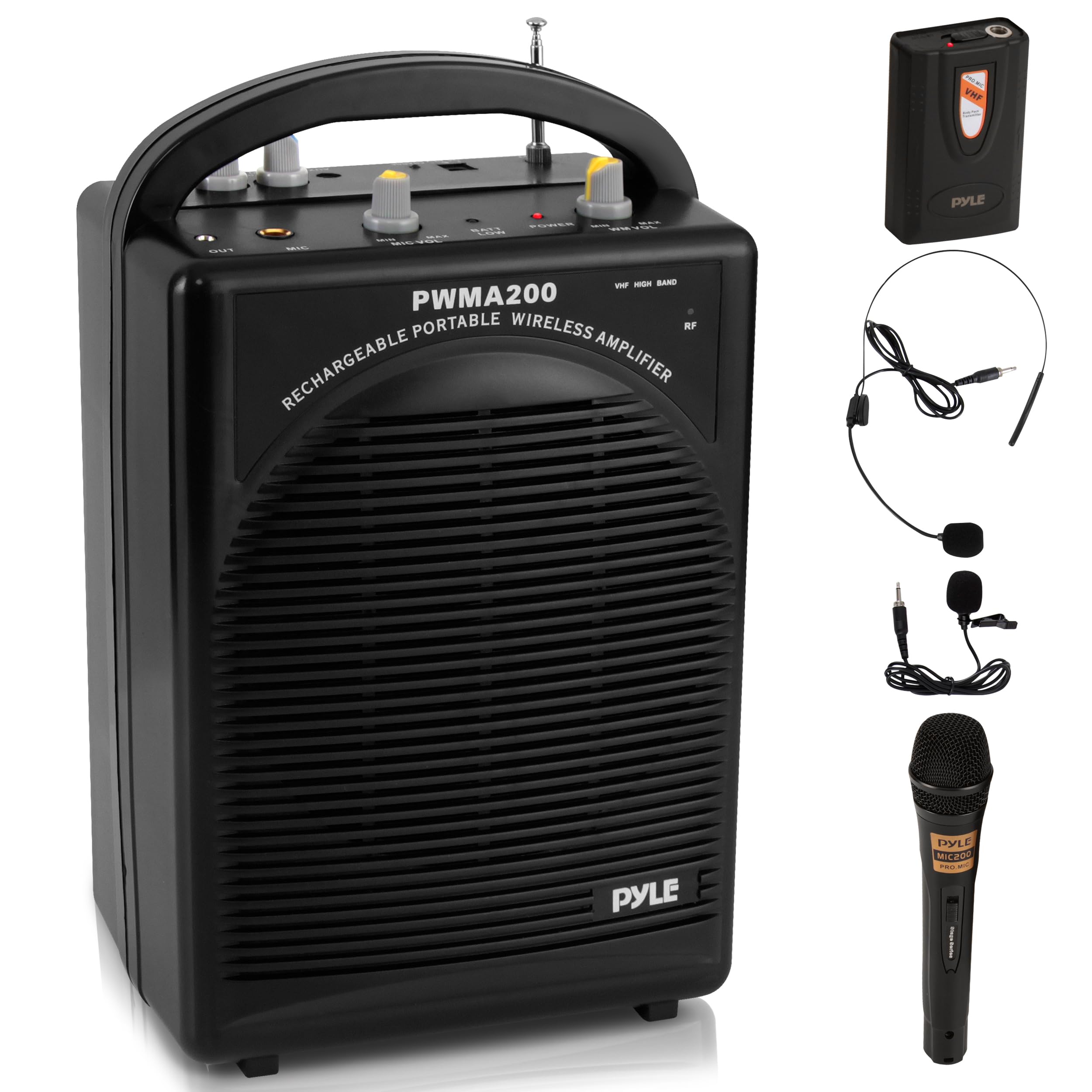 بايل Pyle Portable Pa Speaker Microphone System