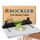 Rockler Trim Router Table &ndash; Adjustable Table Router - Best Router Table w/Pre-Drilled Holes on Back - Router Table w/High-Visibility Bit Guard, 1/4" Thick Acrylic Base &ndash; Router Tools for Woodworking
