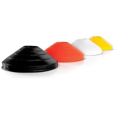 SKLZ Agility 2-Inch High-Visibility Cones for Training and Drills , Set of 20