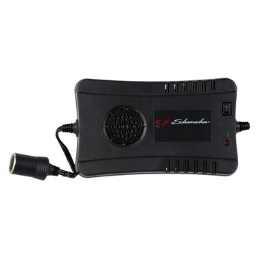 Schumacher 1216 200W 15A AC-to-DC Power Inverter &ndash; 12V DC Accessory Outlet &ndash; LED Indicator &ndash; Ideal for Running Mobile Devices, 12V Travel Coolers, 12V Lights at Home