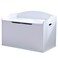 KidKraft Austin Wooden Toy Box/Bench with Safety Hinged Lid, White, Gift for Ages 3+, Amazon Exclusive