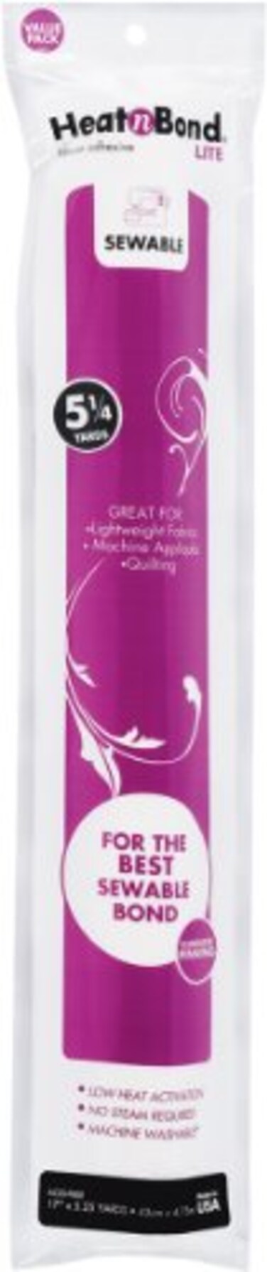 HeatnBond Lite Iron-On Adhesive Value Pack, 17 Inches x 5.25 Yards