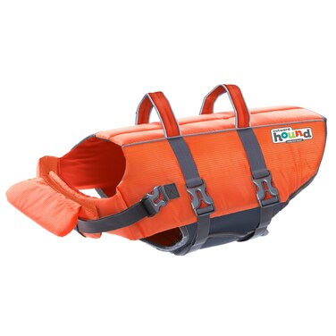 Outward Hound Granby Splash Orange Dog Life Jacket, XL