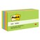 Post-it Notes, 3x3 in, 14 Pads, America's #1 Favorite Sticky Notes, Floral Fantasy Collection, Bold Colors (Green, Yellow, Orange, Purple, Blue), Clean Removal, Recyclable (654-14AU)