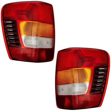 EPIC LIGHTING AMXOE Replacement Rear Brake Tail Lights Assembly w/Circuit Board w/o Bulbs Compatible with Jeep 99-02 Grand Cherokee [ CH2800138 55155139AC CH2801138 55155138AC ] Pair