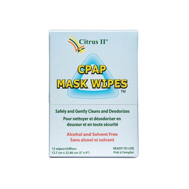 Travel CPAP Mask Wipes, 12 Wipes