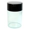 Coffeevac 1LB &ndash; Patented Airtight Container   Multi-use Vacuum Container Works as Smell Proof Containers for Ground Coffee and Coffee Bean Containers. Black Cap and Clear Body
