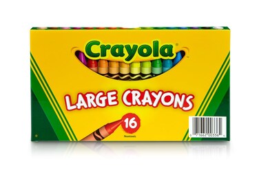 Crayola Large Crayons, Classic Colors, 16 Count