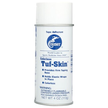 Cramer Tuf-Skin Taping Base for Athletic Tape, Adherent for Kinesiology Tape, Gymnastics Leotards