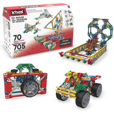 K'NEX - 70 Model Building Set&sbquo; 705 Pieces, STEM Learning, Creative Play Set&sbquo; Ages 7+