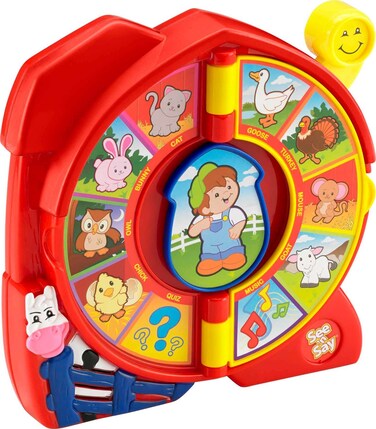 Fisher-Price Little People Toddler Toy See &lsquo;n Say The Farmer Says, Learning Game with Music &amp; Sounds for Kids Ages 18+ Months (Amazon Exclusive)