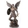 Archangel Saint Michael Statue Real Bronze Powder Cast Sculpture 12 &frac12;-inch