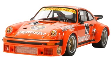 Tamiya Porsche Vehicle 300024328 934 Jaegermeister Car Model Kit 1:24, Orange
