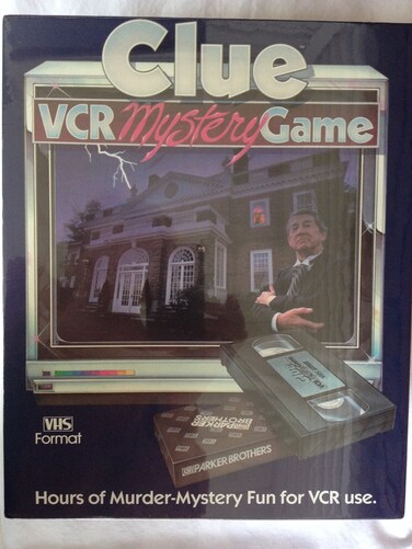 Clue. VCR Mystery Game by Parker Brothers