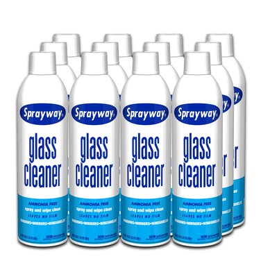 Sprayway Glass Cleaner with Foaming Spray for a Streak-Free Shine for Home and Automotive Use, 19 oz., Pack of 12