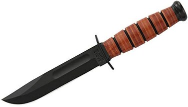 Ka-Bar 2-1250-5 Short, Brown and Black