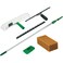 Unger PWK00 Pro Window Cleaning Kit w/8ft Pole, Black