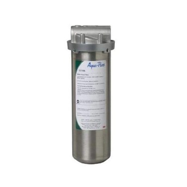 3M Aqua-Pure Whole House Standard Diameter Stainless Steel Filter Housing, Model SST1HA