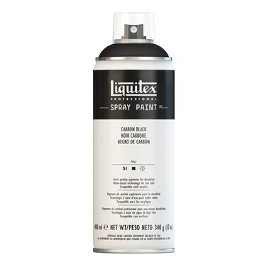 Liquitex Professional Spray Paint, 12-oz (400ml), Carbon Black