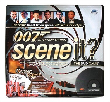 Scene It 007 James Bond Trivia Collector's Edition DVD Game - Tin Box