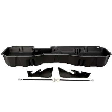 DU-HA 10300 Under Seat Storage fits 2014-2018 Chevy Silverado/GMC Sierra LD Crew Cab &amp; 2015-2019 HD Crew Cab   Black Heavy-Duty Back Seat Organizer   Includes 2-Piece Dividers