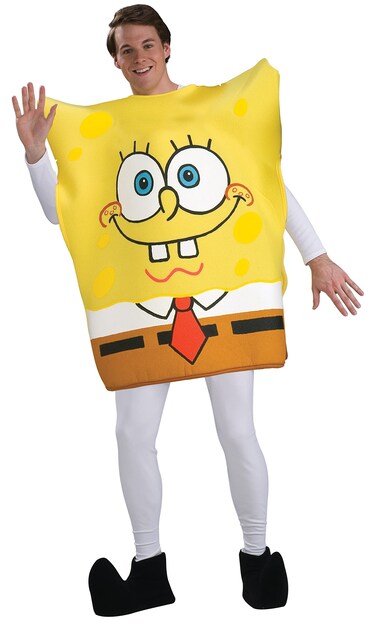 Rubie's mens Adult Sponge Out of Water Costume Spongebob Party Supplies, Tunic, Standard US