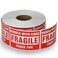 enko 2 x 3 Inch Fragile Stickers Handle with Care Warning Packing Shipping Label - Permanent Adhesive (1 Roll, 500 Labels)