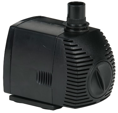 Little Giant PES-380-PW 115-Volt, 380 GPH Magnetic Drive Pump for Fountains and Small Ponds with 15-Ft. Cord, Black, 566718