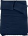 Utopia Bedding King Bed Sheets Set - 4 Piece Bedding - Brushed Microfiber - Shrinkage and Fade Resistant - Easy Care (King, Navy Blue)
