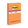 Post-it Super Sticky Lined Notes, 3 Sticky Note Pads, 4 x 6 in., Ideal for Organization in Your Dorm, Home or Office, Energy Boost Collection