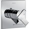 Delta Faucet Ara 17 Series Dual-Function Shower Valve Trim Kit Chrome, Shower Handle, Delta Shower Trim Kit, Chrome T17067 (Valve Not Included)