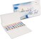 White Nights Professional Watercolor Set 36 Full Pans of Extra Fine Artist Grade Pigments, Vibrant Lightfast Colors in Durable Plastic Box by Nevskaya Palitra