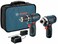 BOSCH CLPK22-120 12V Max Cordless 2-Tool Combo Kit with 3/8 In. Drill/Driver, 1/4 In. Impact Driver, (2) 2 Ah Batteries, Charger and Case
