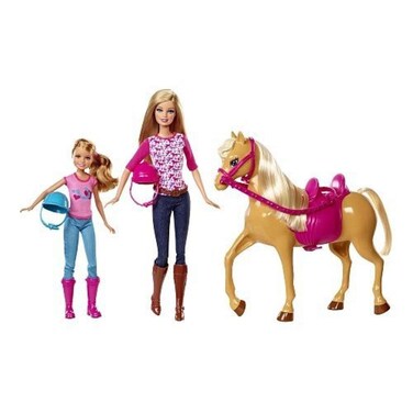 Barbie Pinktastic Sisters Riding Lessons