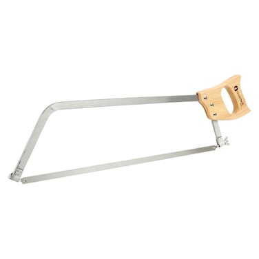 GreatNeck BUS22 Butchers Saw, 22 Inch, High Carbon Steel Blade, Solid Steel Frame, Hardwood Handle, Ideal for Cutting Meat, Bone, Game, and Livestock, Easy Blade Changes with High Tension Screw