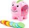 Fisher-Price Baby &amp; Toddler Toy Laugh &amp; Learn Smart Stages Piggy Bank with Learning Songs &amp; Phrases for Infants Ages 6+ Months