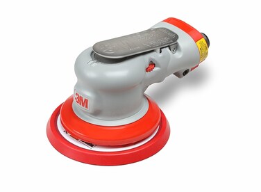 3M Elite Random Orbital Sander - Pneumatic Palm Sander - 3&rdquo; x 3/16&rdquo; Diam. Orbit - Stikit Disc Pad - Elite Series - For Wood, Composites, Metal, 28494