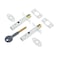 Yale P-2PM444-WE-2 Door Security Bolt, White Finish, Pack of 2, Standard Security, Visi Packed, Suitable for hinged and Wooden Doors