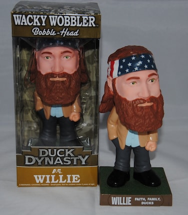 Duck Dynasty Willie Bobble-Head Faith, Family, Ducks