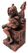 Dryad Design Norse God Loki Statue 8" - God of Mischief Viking Home Decor (Wood Finish)