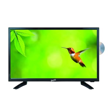 Supersonic SC-1912 19-Inch LED HDTV with 1080p Picture Quality, Built-in DVD Player, HDMI, USB, PC Monitor Capability, and AC/DC Compatibility - Ideal for RVs &amp;amp; Kitchens