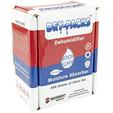 Dry-Packs 200 Gram Silica Gel Dehumidifying Box