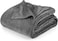 Utopia Bedding Grey Fleece Blanket King Size Fuzzy Soft Anti-Static Microfiber Bed Blanket (90x102 Inch)