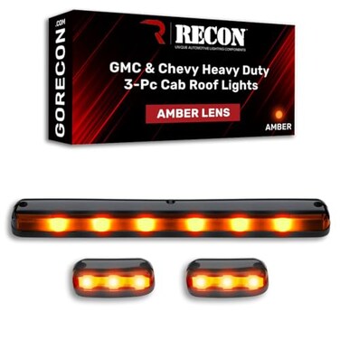 Recon 264156AM Amber Cab Roof Light Lens