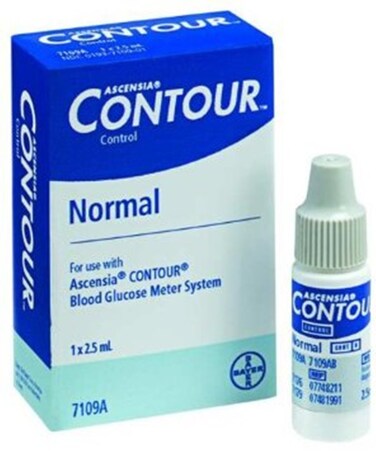Bayer Contour Normal Control Solution, Normal, 2.5 mL