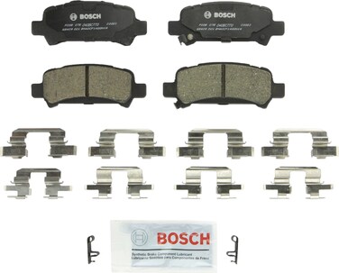 BOSCH BC770 QuietCast Premium Ceramic Disc Brake Pad Set - Compatible with Select Subaru Baja, Forester, Impreza, Legacy, Outback; REAR