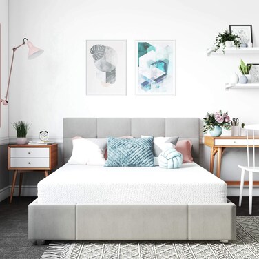COOL GEL Classic Brands Memory Foam 6-Inch Mattress, CertiPUR-US Certified, Mattress in a Box Twin