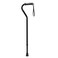 Drive Medical Adjustable Height Offset Handle Cane with Gel Hand Grip, Black