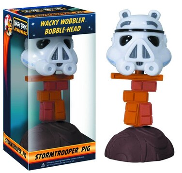 Angry Birds: Star Wars Wacky Wobbler Stormtrooper Piggy Bobble Head