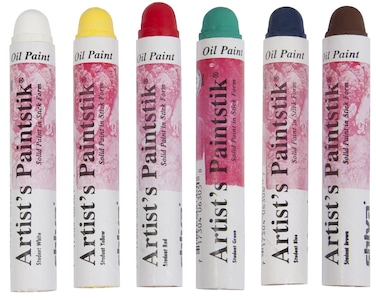 Jack Richeson Shiva Oil Paintstik, Student Colors, Set of 6
